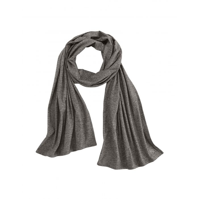 Coolibar - UV-zonnesjaal voor dames - Bhakti - Steenkool